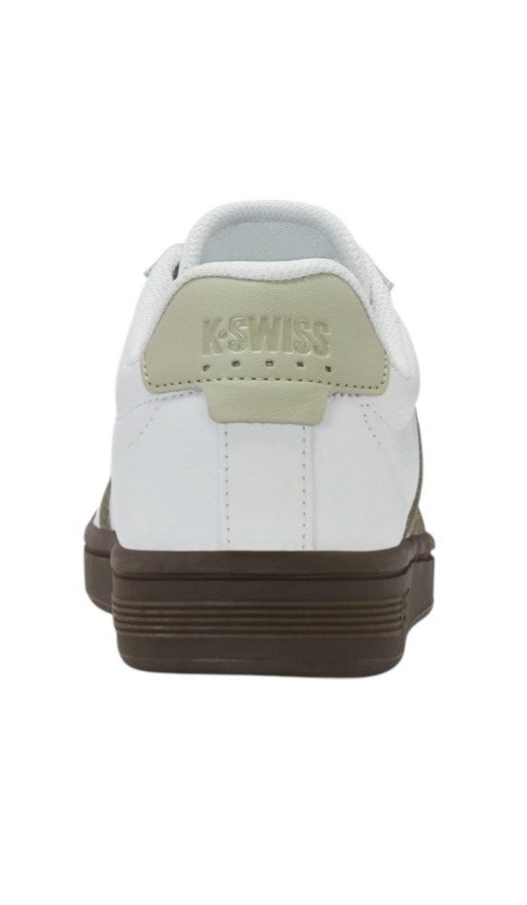 K-Swiss Court Tiebreak II (Leder) 2025 weiss/olive Herren Sneaker