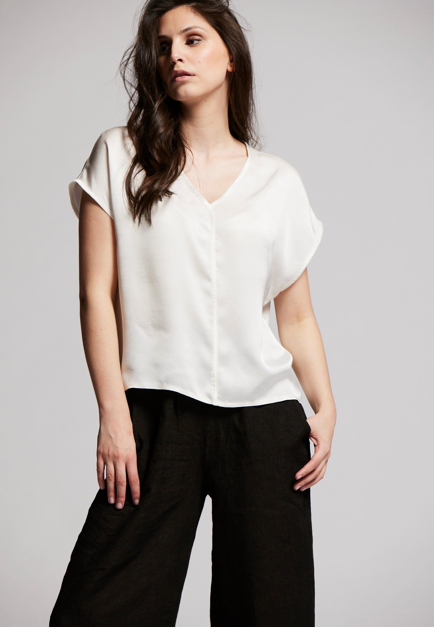 Andijamo-Fashion Shirtbluse SENSATION EDELSATIN günstig online kaufen