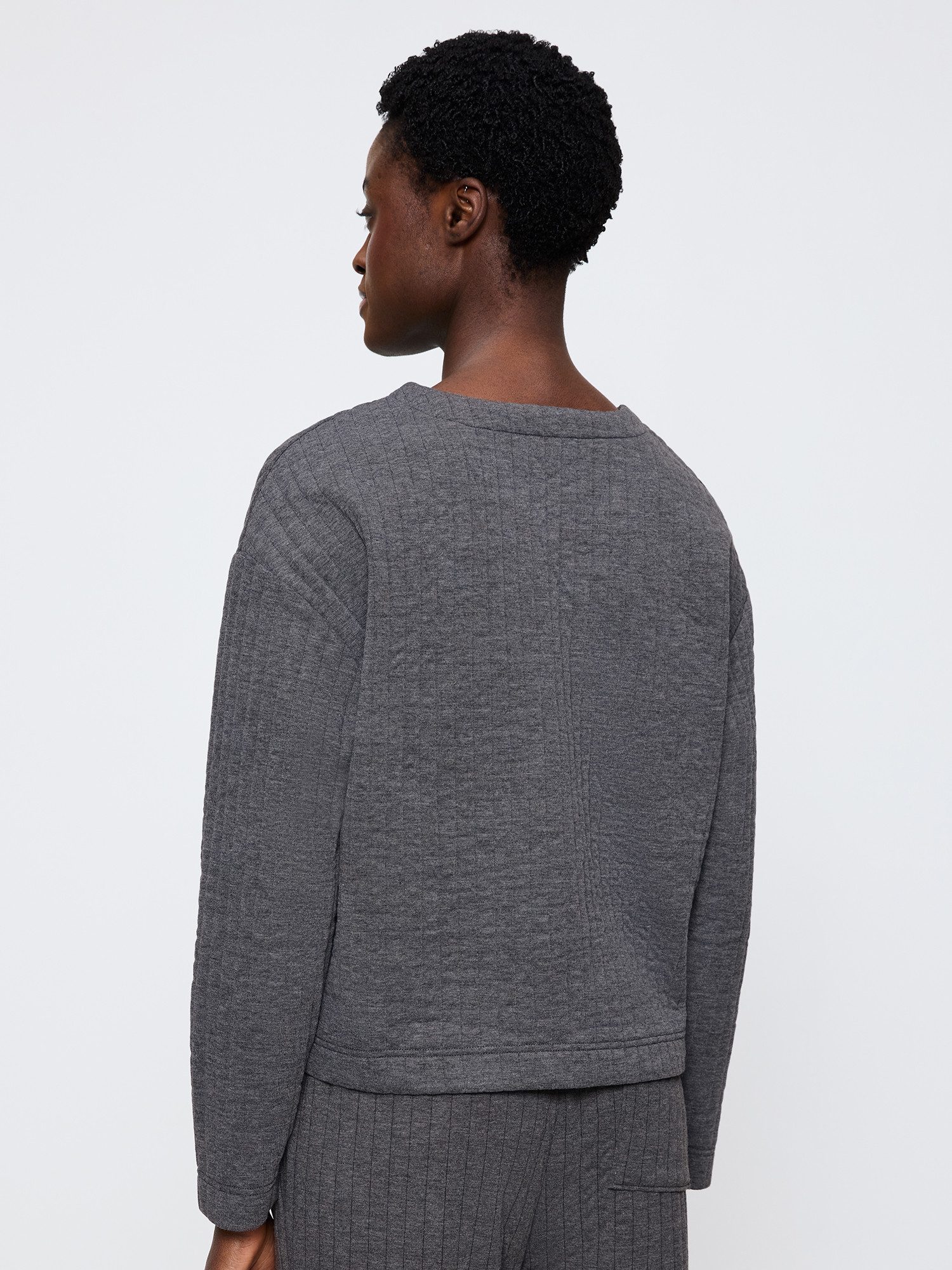 Triumph Sweatshirt Cozy Comfort Top Quilted überschnittene Schultern - weich und bequem