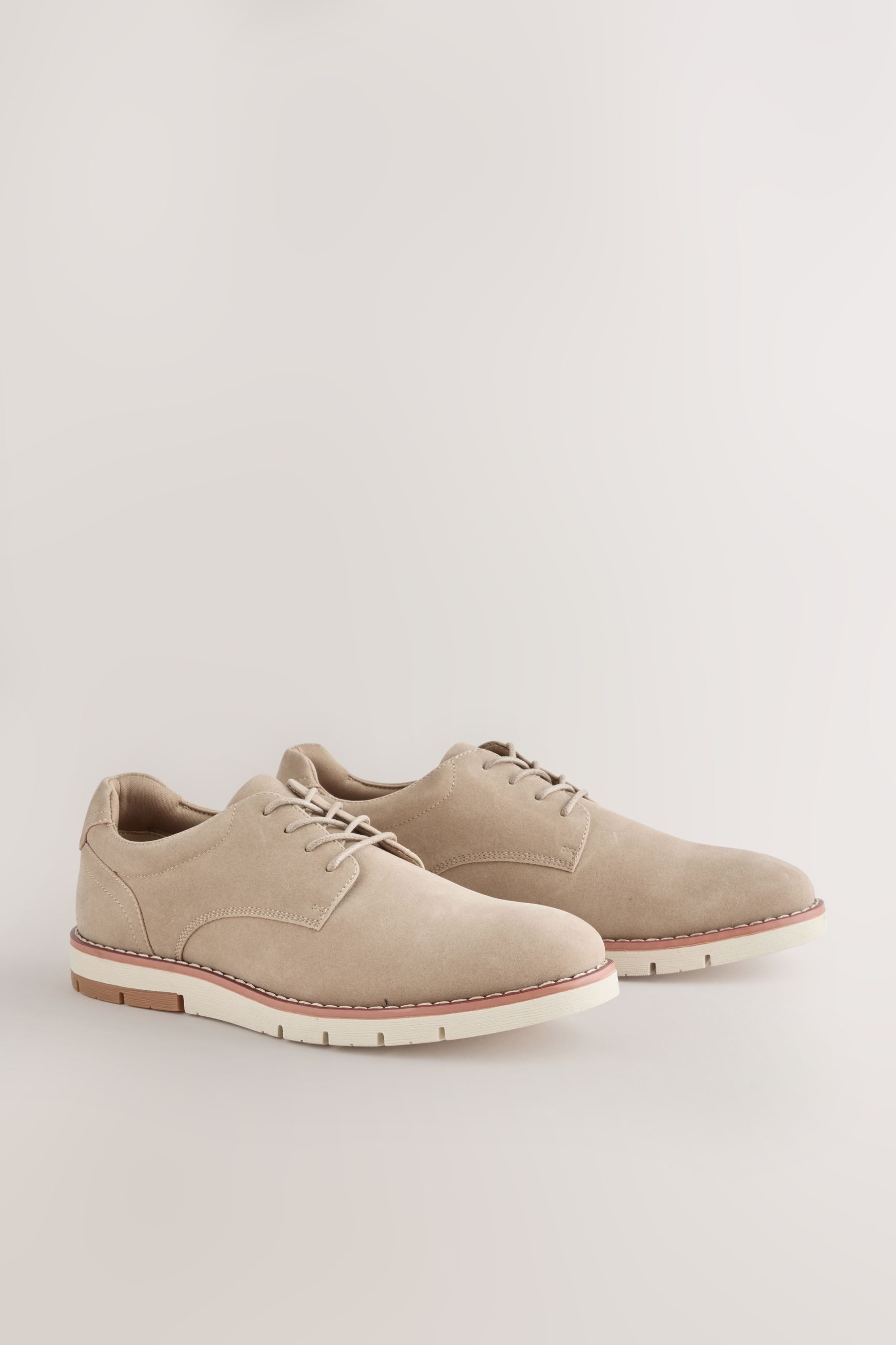 Next Derby-Schuhe aus Leder mit leichtem Keilabsatz Schnürschuh (1-tlg)