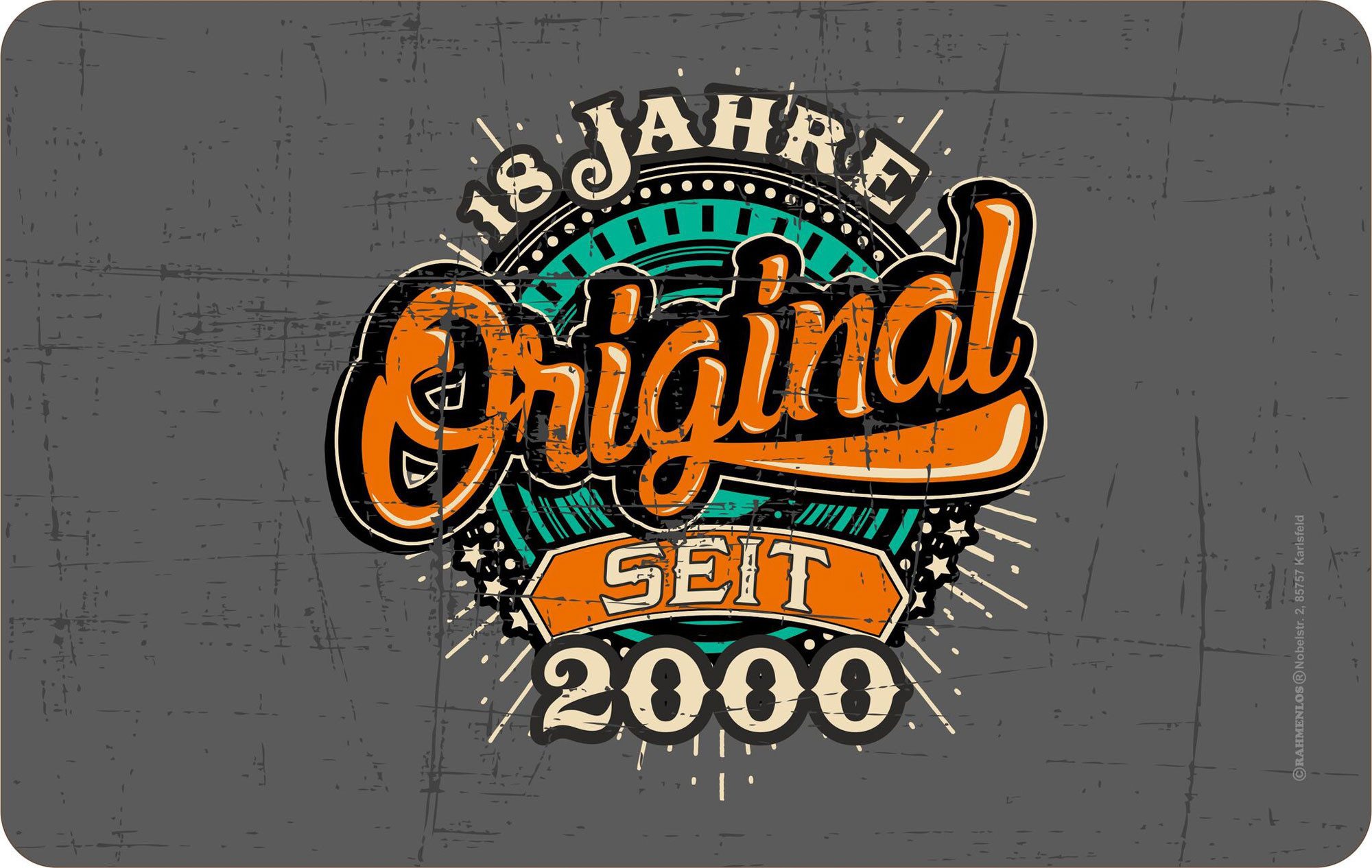 Frühstücksbrett 18 Jahre - Frühstücksbrettchen - Original