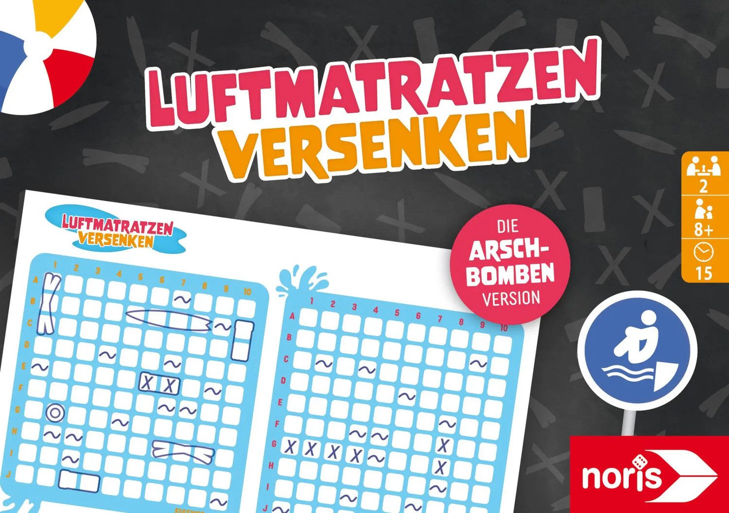 Noris Spiel Luftmatrazen versenken - Spielblock