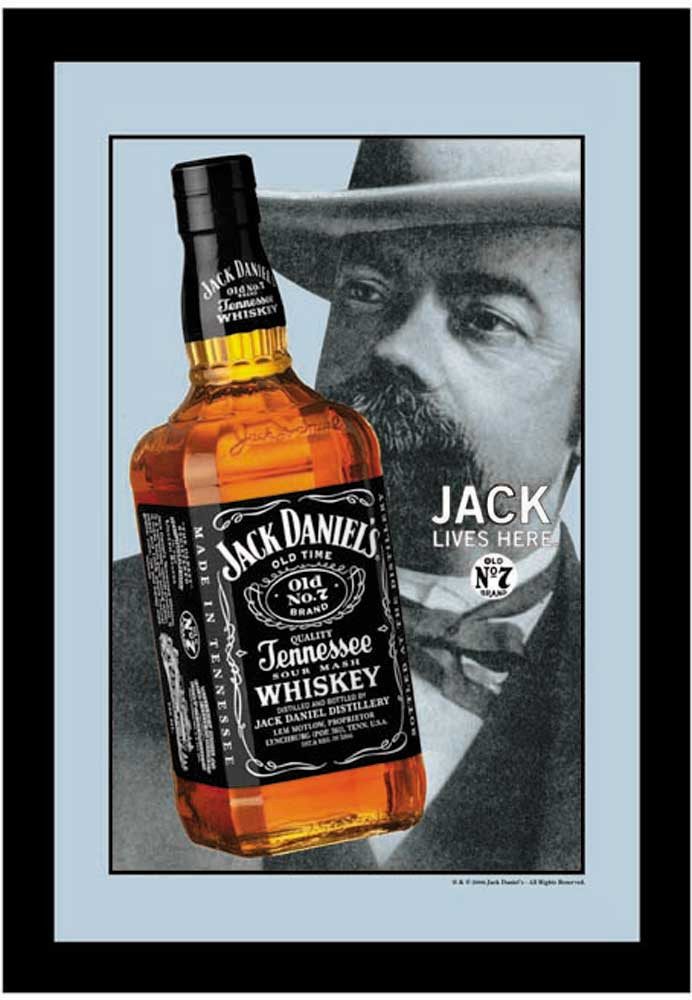 Dekospiegel KS9 Jack Daniels - Jack 2 - Bedruckter Spiegel