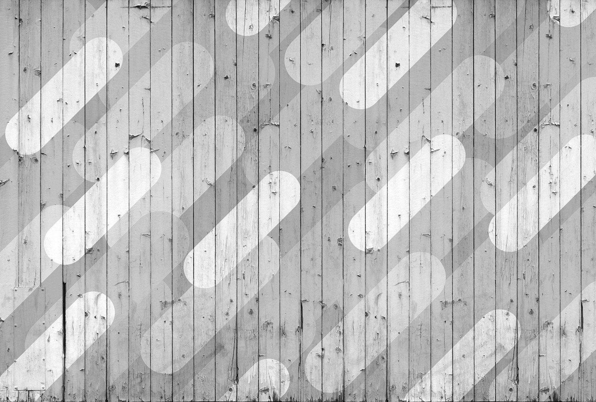 Pill Schräge, Paper Holz, Atelier Wand, hellgrau/dunkelgrau/weiß Vlies, St), (4 glatt, Pattern Fototapete 2, 47 Architects Decke