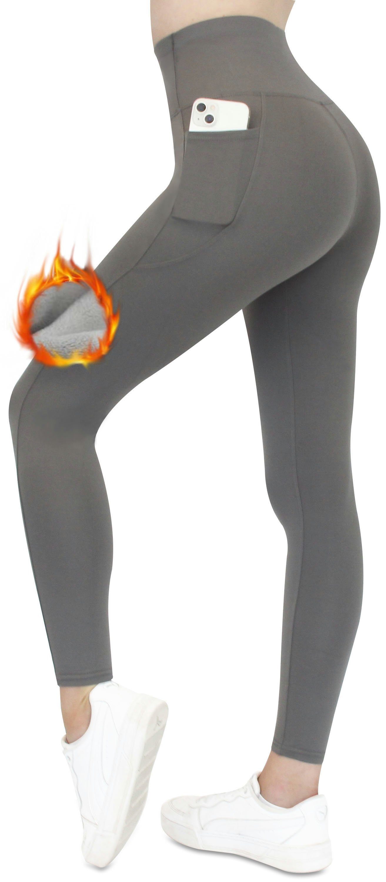 Frentree Thermoleggings Damen mit Fleece Gefütterte günstig online kaufen