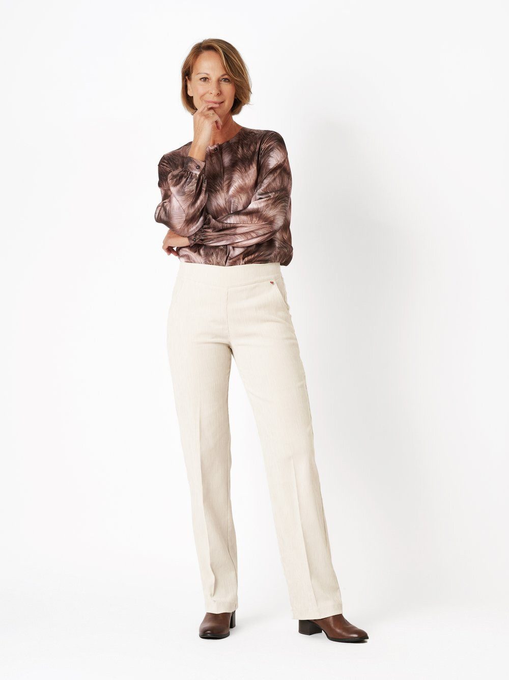 Relaxed by TONI Palazzohose Scarlet aus warmem Cord