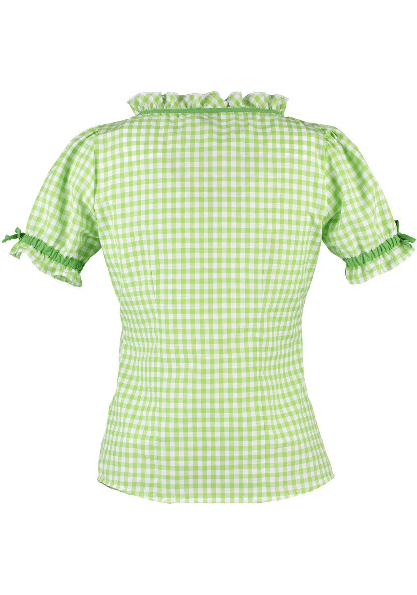 OS Trachten Trachtenbluse Zenivo Tailliert, Rundhalsausschnitt, 1/2-Arm, Rü günstig online kaufen