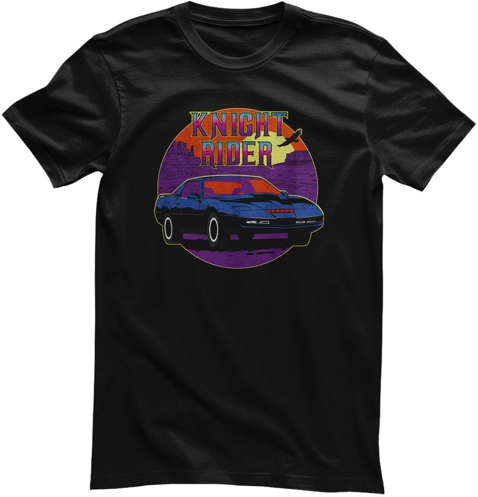 Knight Rider T-Shirt Kight Rider Retro Sunset T-Shirt