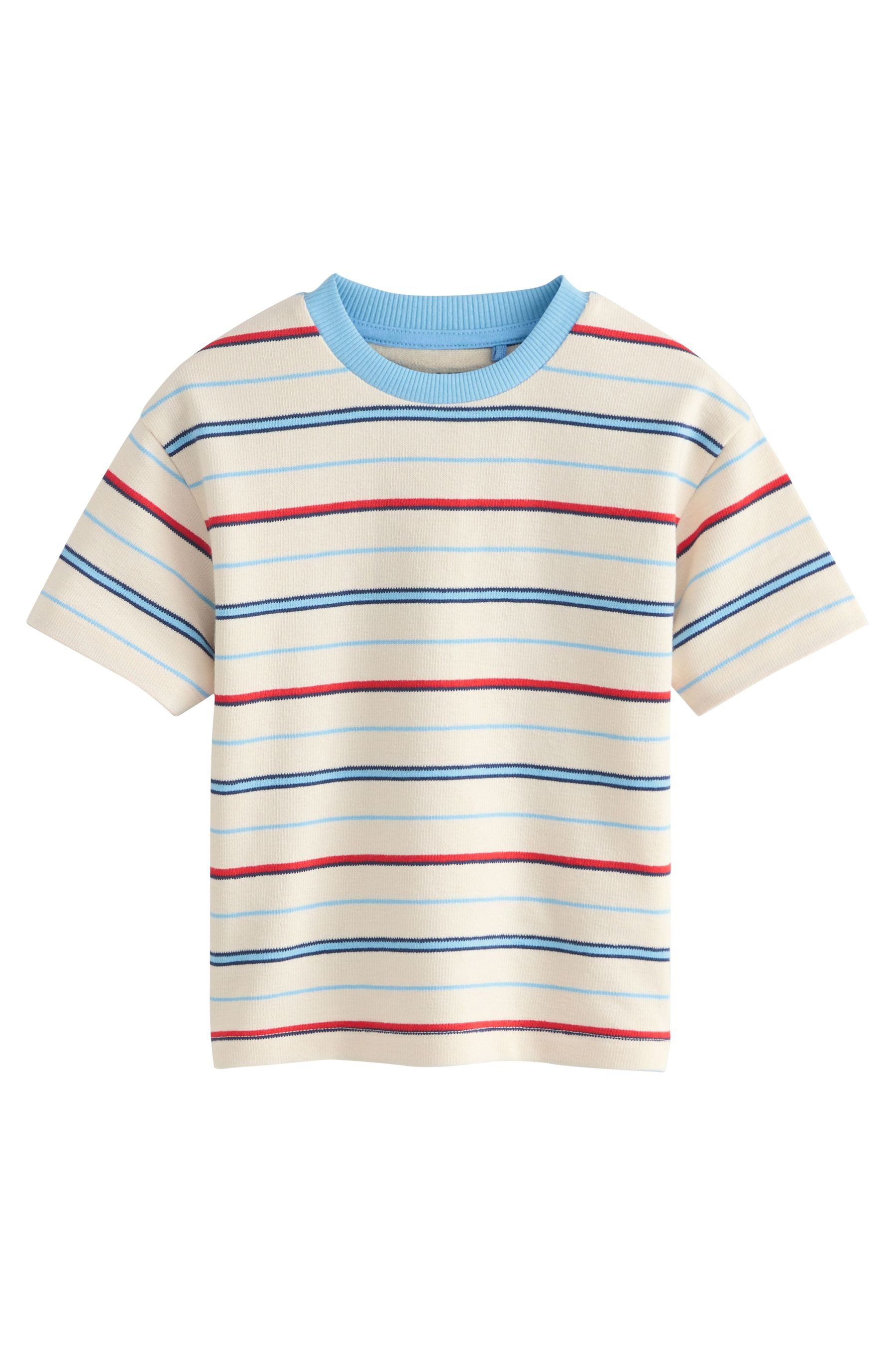 T-Shirt Kurzärmliges T-Shirt mit Streifen