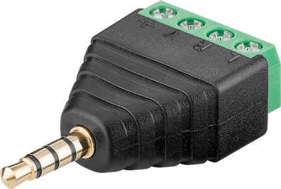 Goobay Goobay Terminal Block 4-pin > Klinke 3,5 mm Stecker (4-Pin, stereo) - USB-Kabel