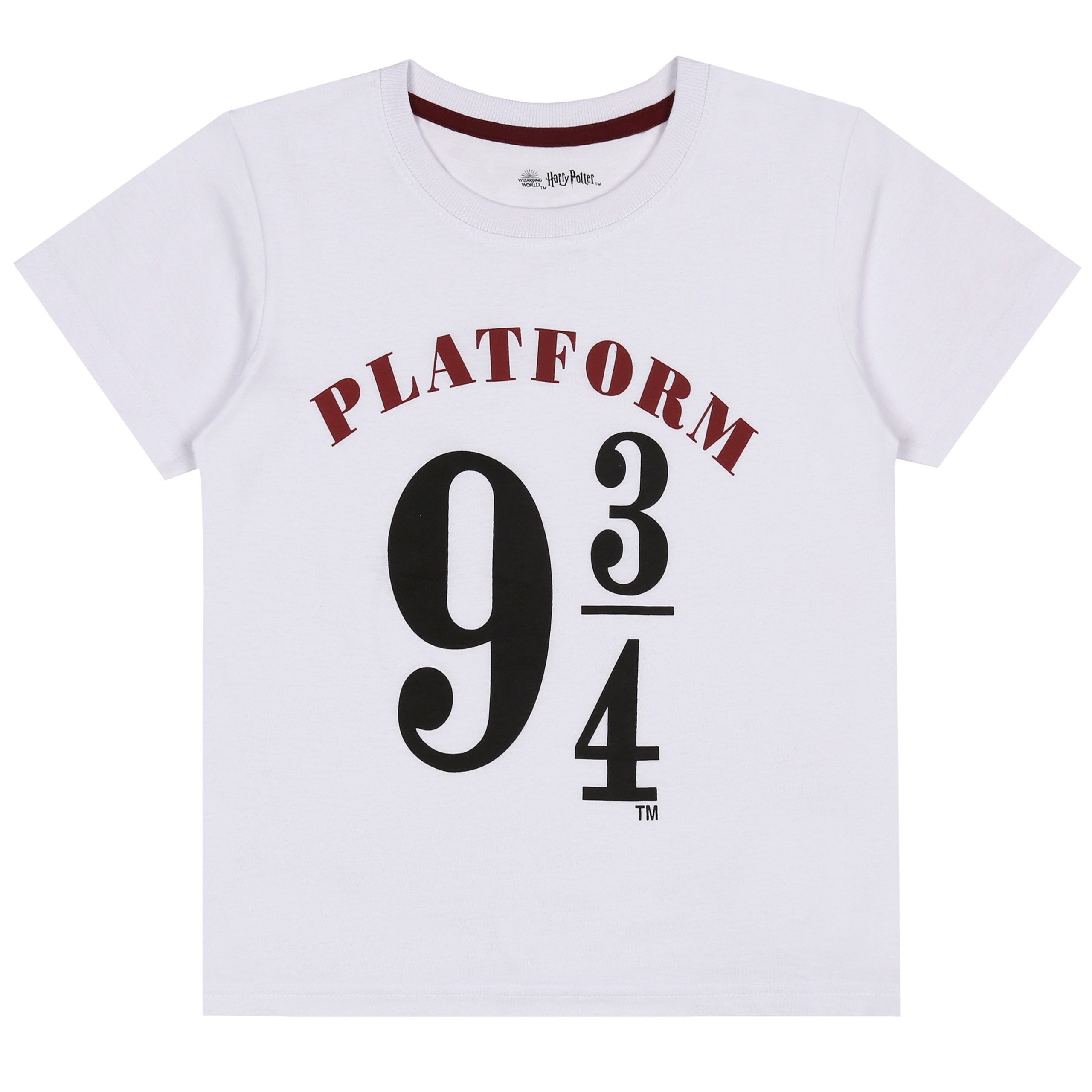 Sarcia.eu Pyjama Harry Potter Plattform 9 3/4, Jungen Pyjama, kurzarm, 100% BAUMWOLLE
