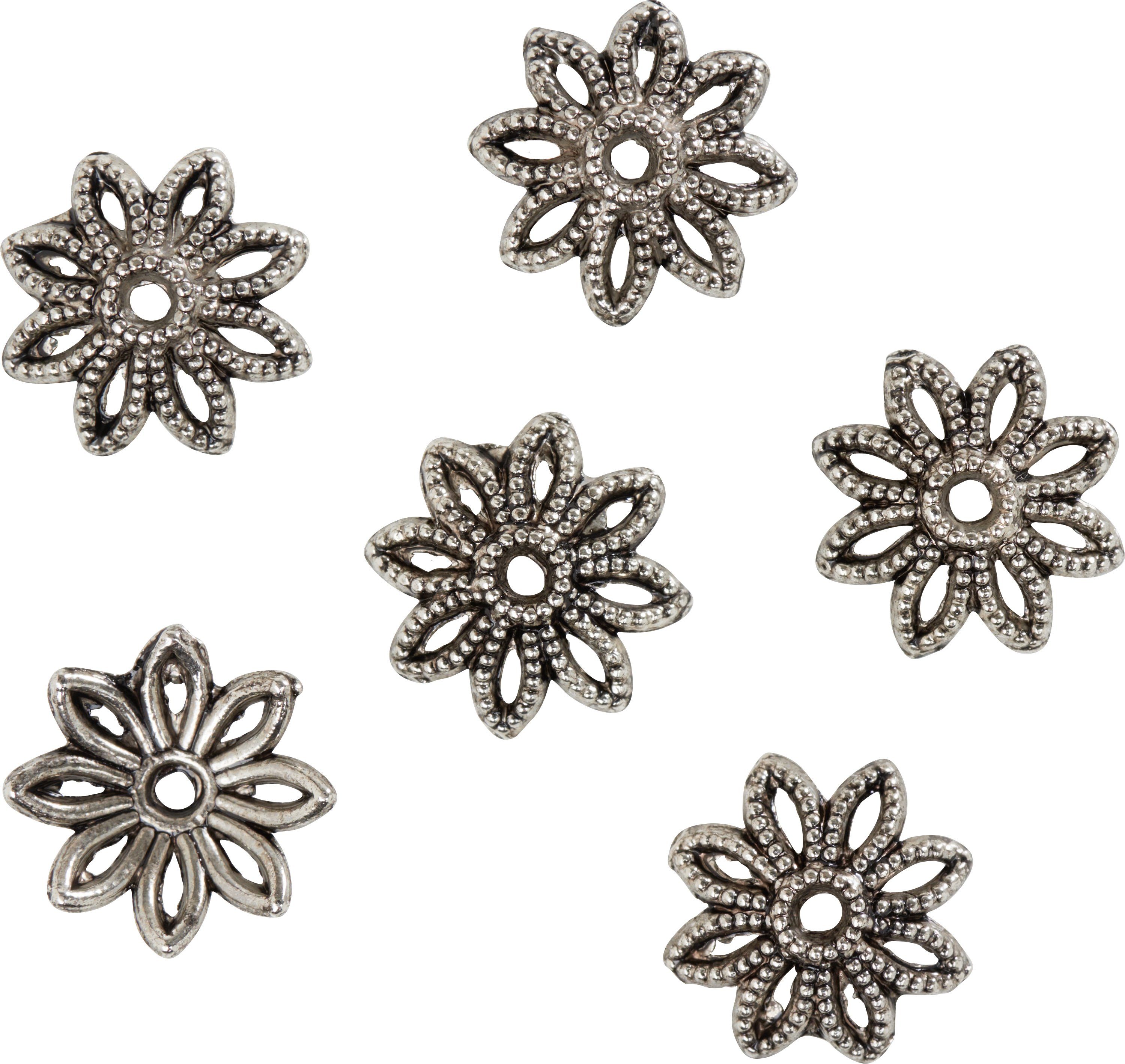 Armband Zier-Perlkappen Blume 1