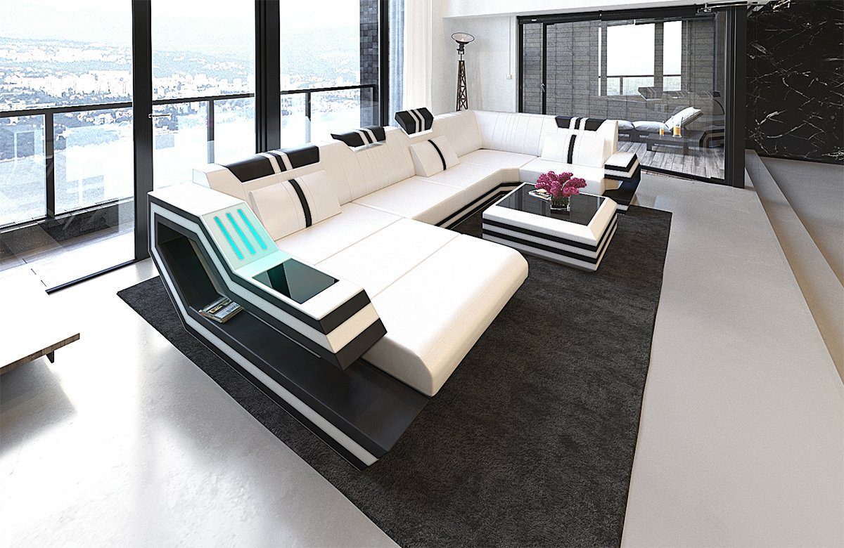 Sofa Dreams Wohnlandschaft Leder Sofa Ledercouch günstig online kaufen