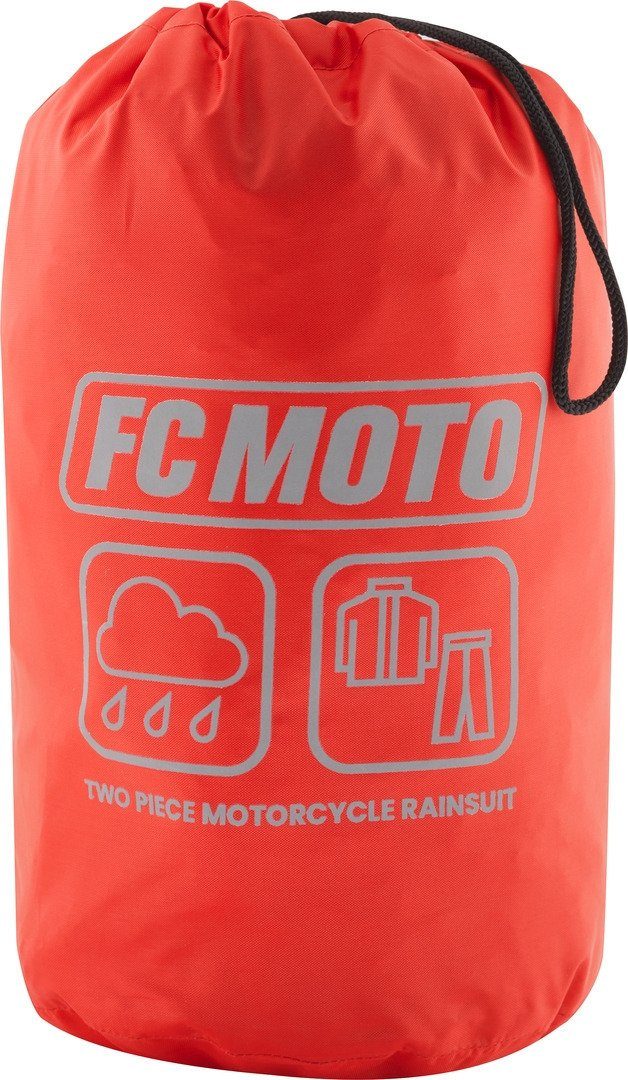 FC-Moto Regenjacke Urban Rain Kit 2-Teiler Motorrad Regenkombi Wasserdicht reflektierende