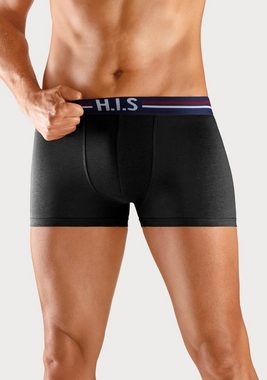 H.I.S Boxer (Packung, 5-St) mit Streifen und Markenlogo im Bund