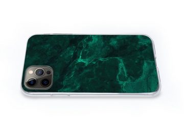 MuchoWow Handyhülle Marmor - Limone - Grün - Strukturiert - Marmoroptik, Handyhülle Apple iPhone 13 Pro Max, Smartphone-Bumper, Print, Handy
