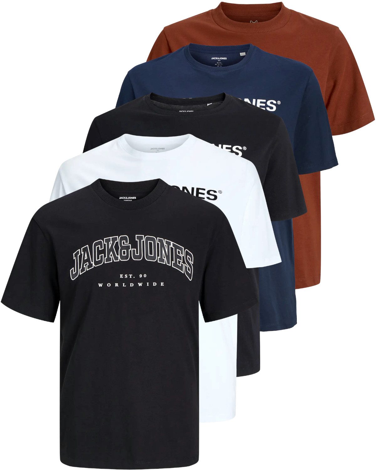 Jack & Jones PlusSize Print-Shirt Weites günstig online kaufen