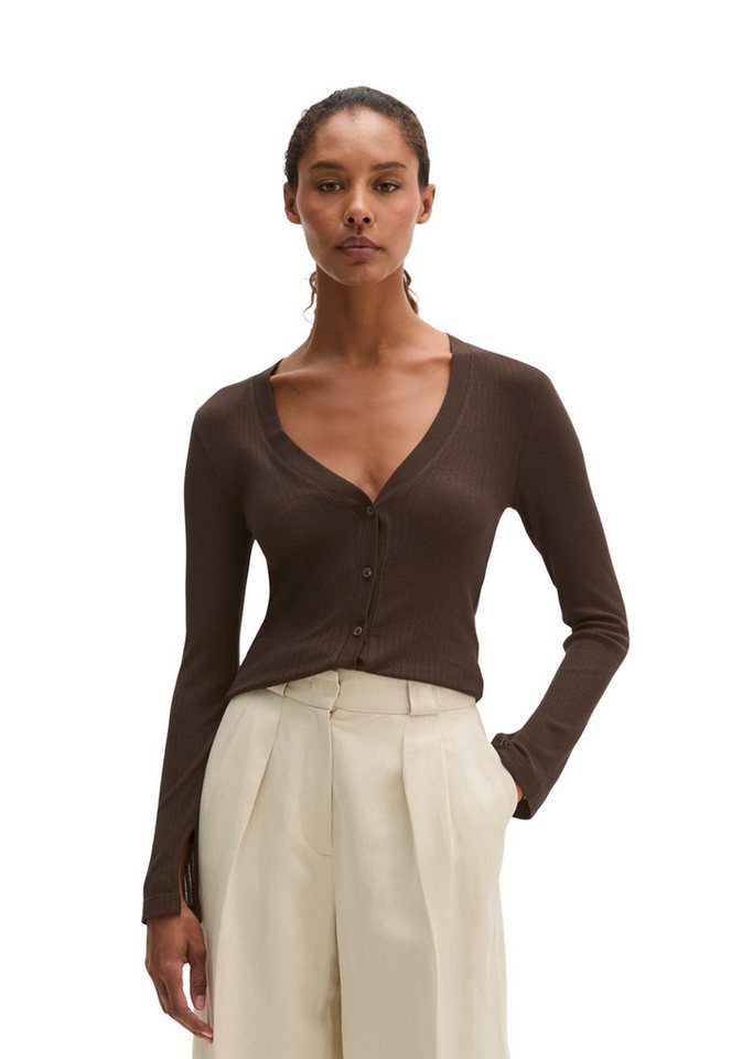 Marc O'Polo Langarmshirt aus TENCEL™ Modal-Baumwolle-Mix