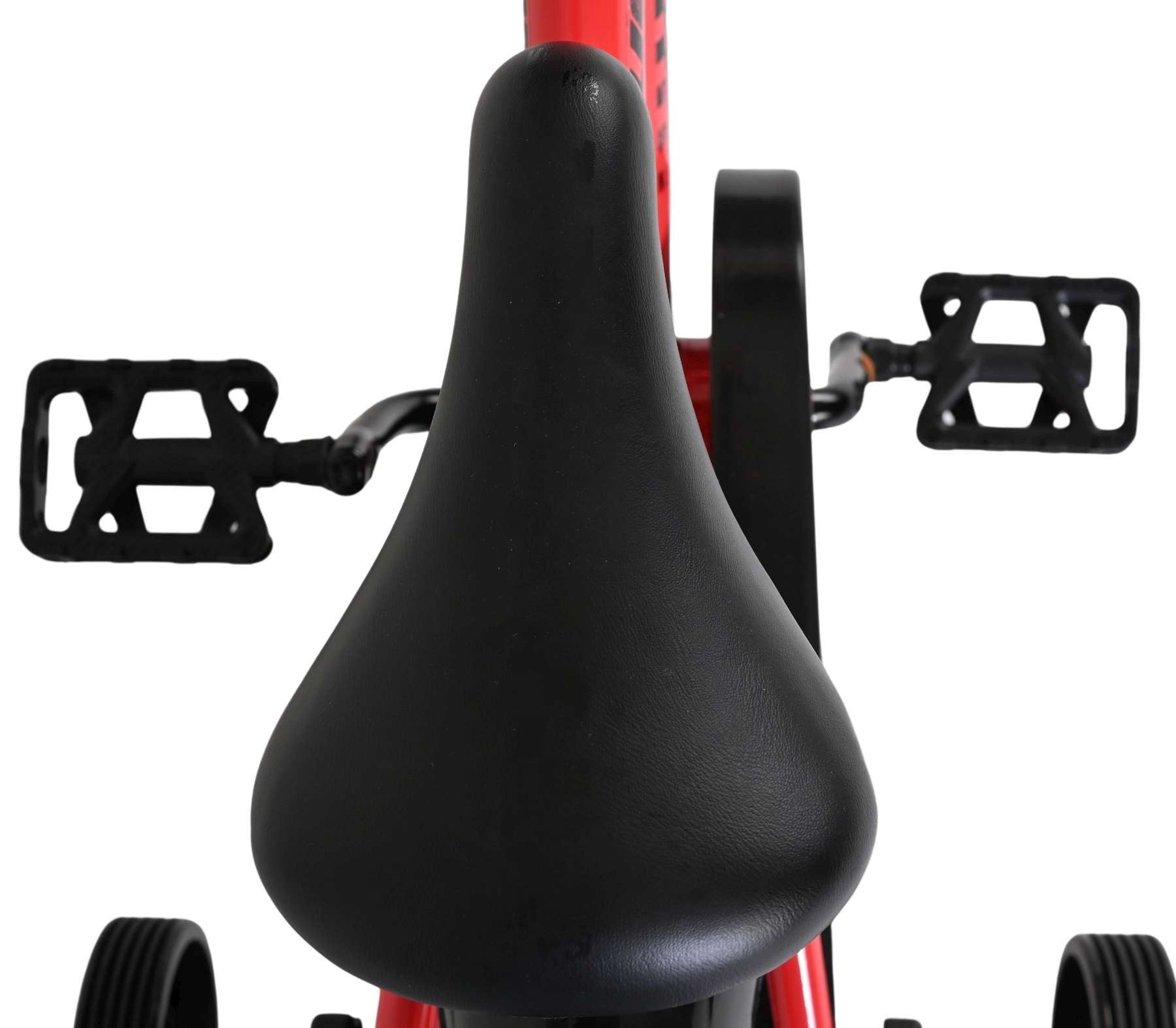 Volare Kinderfahrrad Disney Cars Kinderfahrrad - Jungen - 14 Zoll - Rot, 5–5 Jahre; 85 % montiert