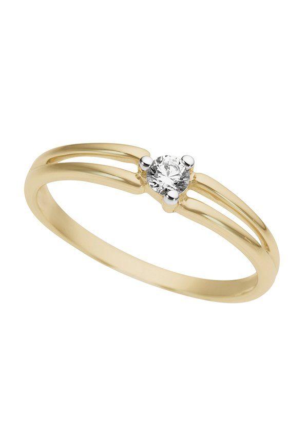 Firetti Goldring Schmuck Geschenk Gold 333 Vorsteckring, Verlobungsring, mit Zirkonia (synth)