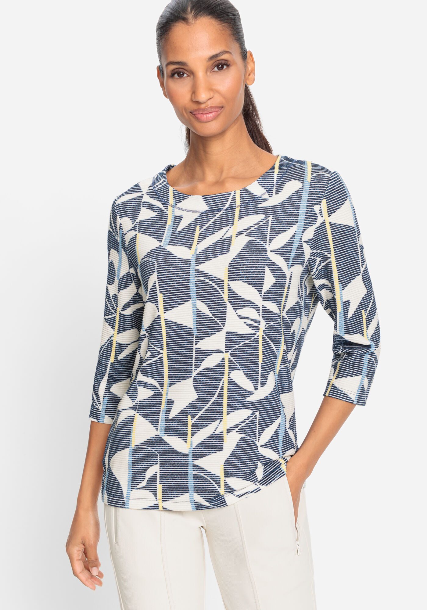 Olsen Sweatshirt (1-tlg) Gerader Schnitt günstig online kaufen