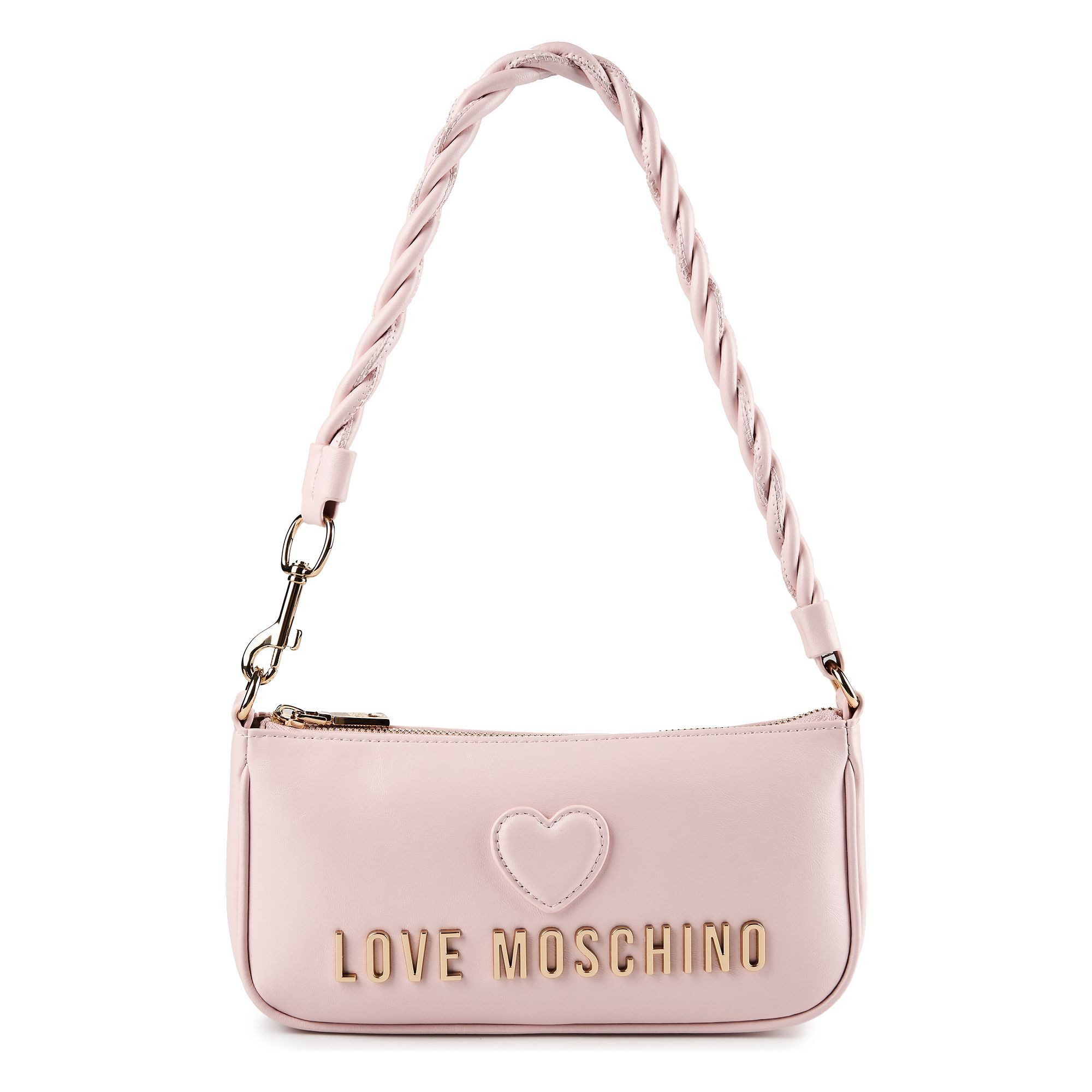 LOVE MOSCHINO Schultertasche Cipria, Lederfaserstoff