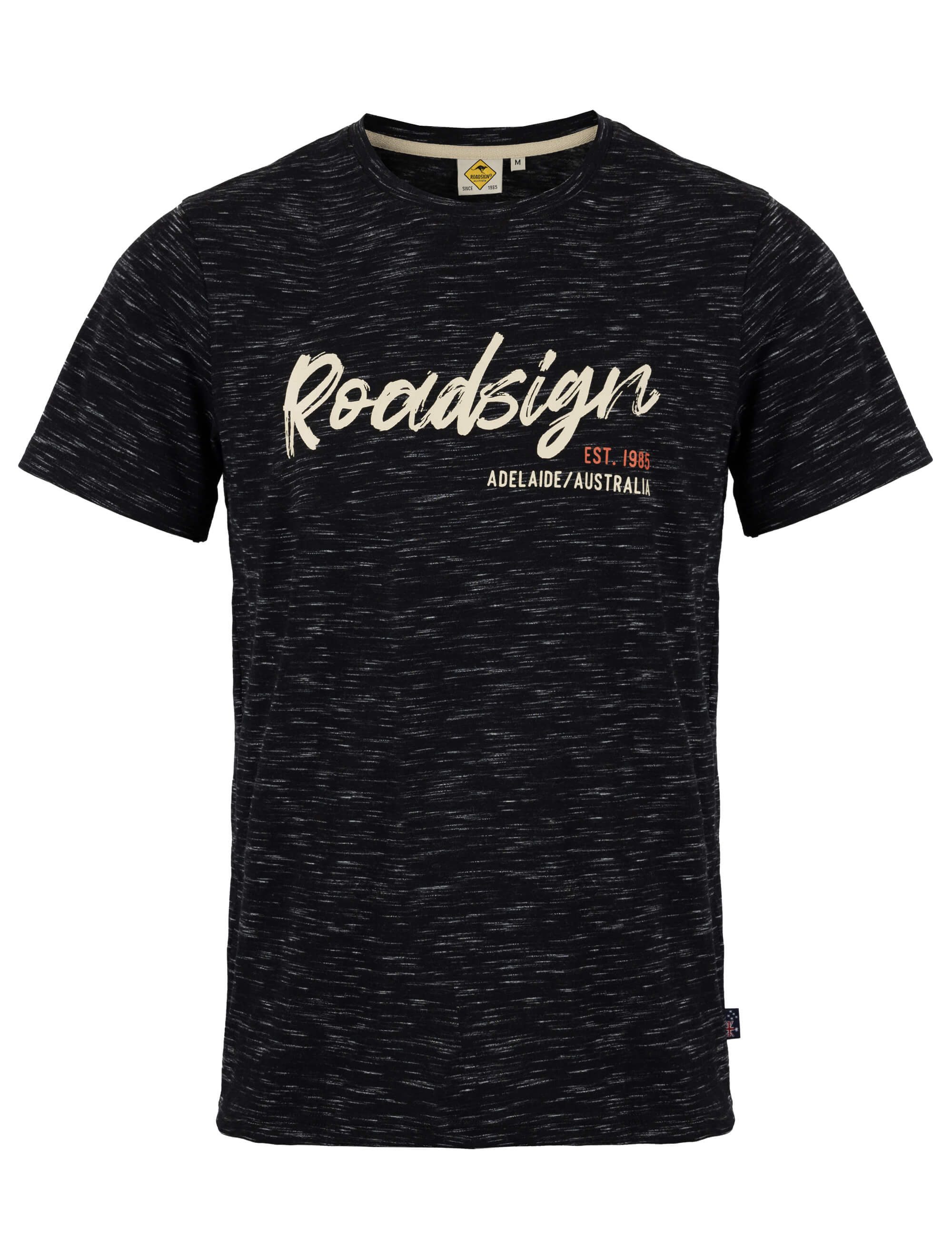 ROADSIGN australia T-Shirt Shadow Logo (1, 1-tlg., 1) Melange-Shirt mit Logo Print, moderner Basic Stil