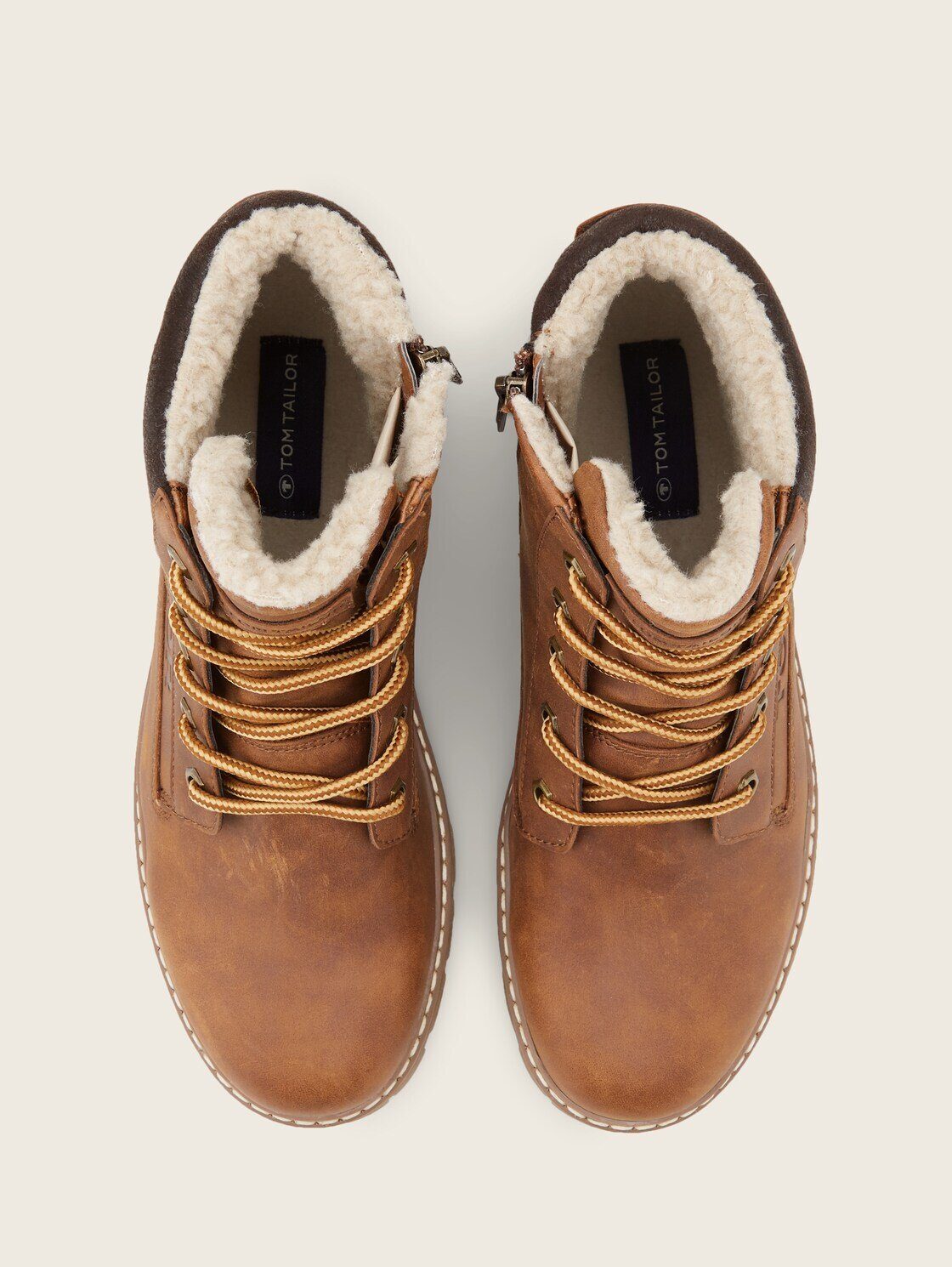 TOM TAILOR Shoes Licence Schnürstiefel (1-tlg) Gefütterte Stiefel