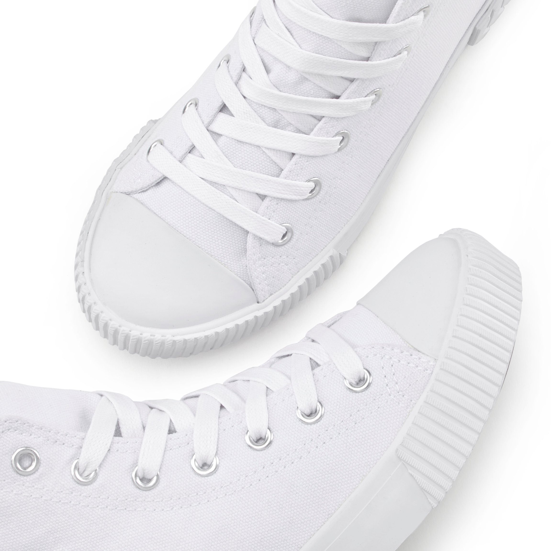 LASCANA Stiefelette aus Textil zum Schnüren, High-Sneaker, Schnür-Boots – Bild 4 von 5