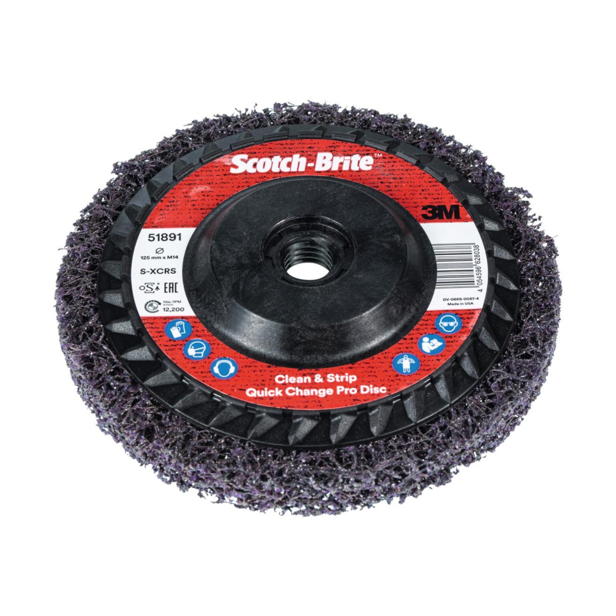 3M Fächerscheibe 3M Grobreinigungsscheibe (SiC), XT-RD PRO, Scheiben-⌀ 125 mm