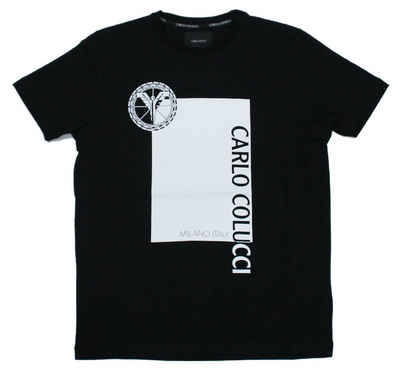 CARLO COLUCCI T-Shirt Block Print (1-tlg)