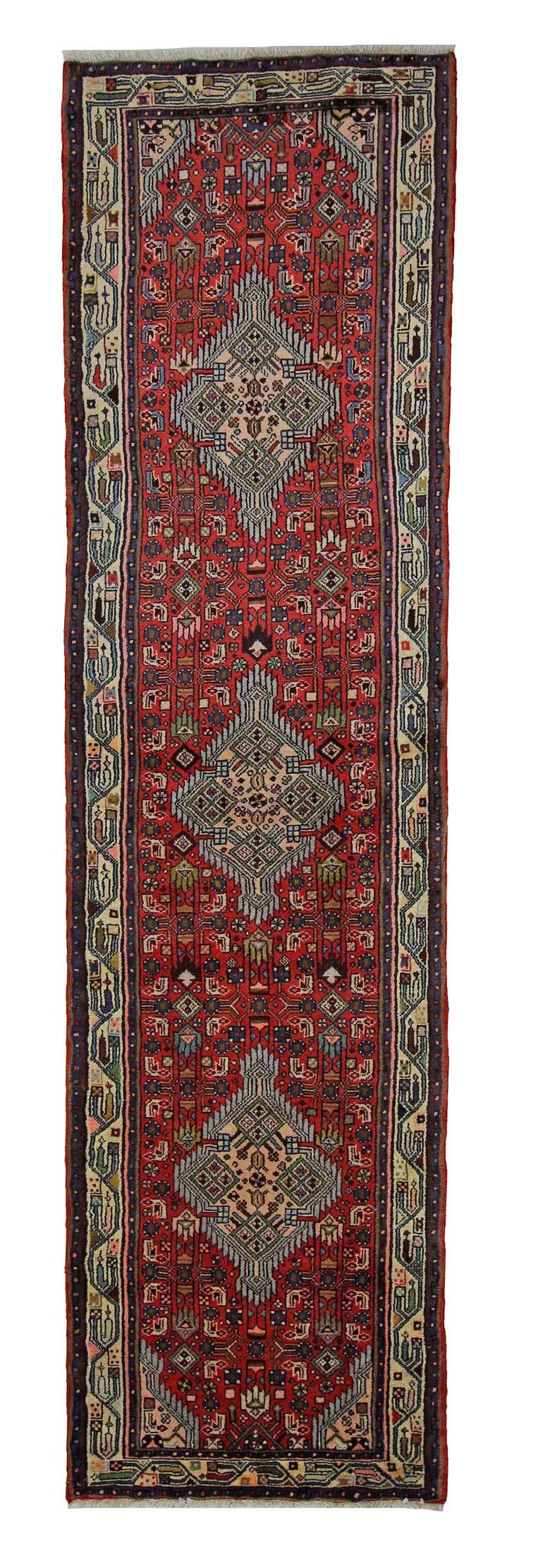Orientteppich Perserteppich Hamadan 295 x 77 cm