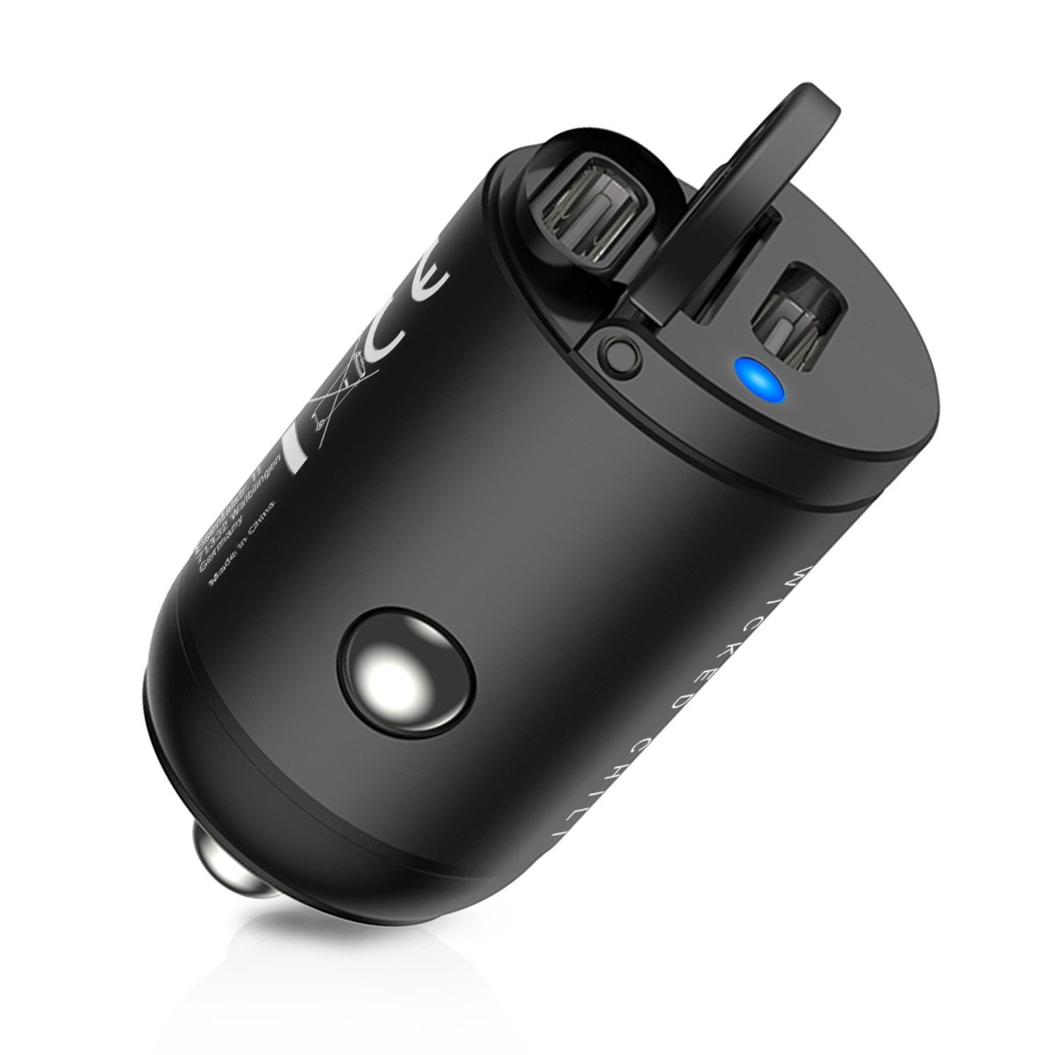 Wicked Chili 30W Dual USB-C PD Autoladegerät für iPhone 14 / 13