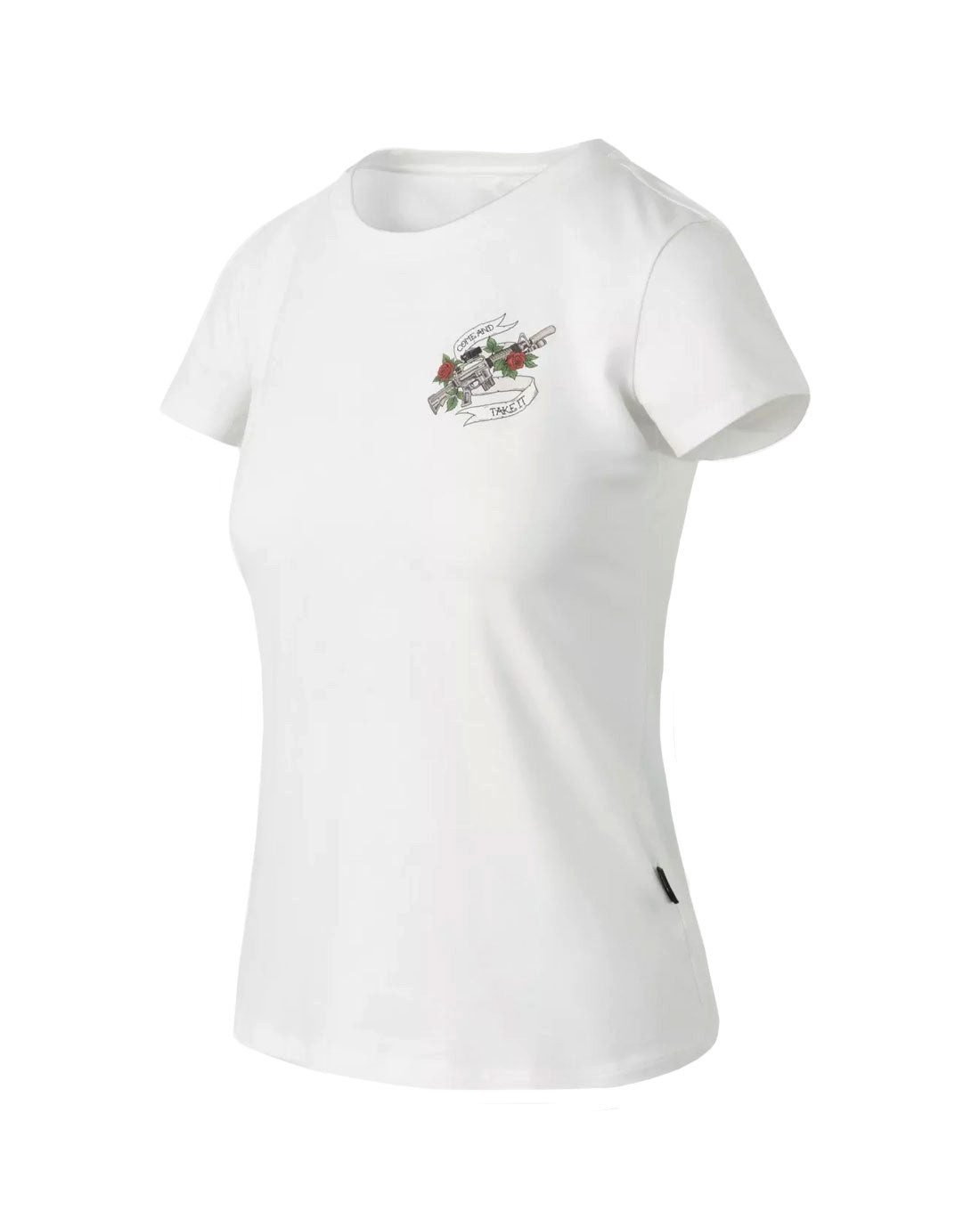 Helikon-Tex T-Shirt Women's T-Shirt Slim (Come and take it) - White
