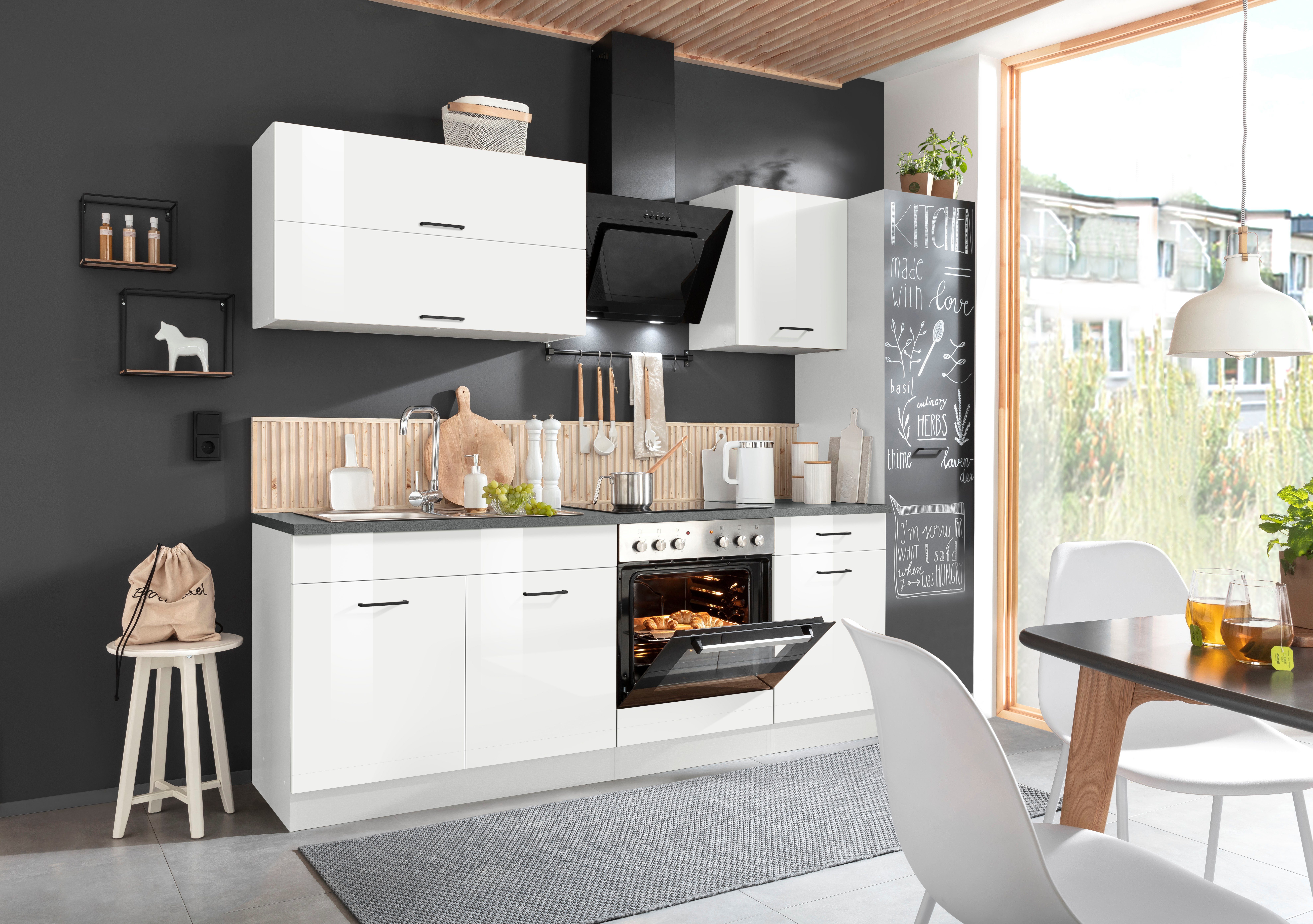 KOCHSTATION Кухніzeile KS-Trier, mit E-Geräten, Breite 260 cm