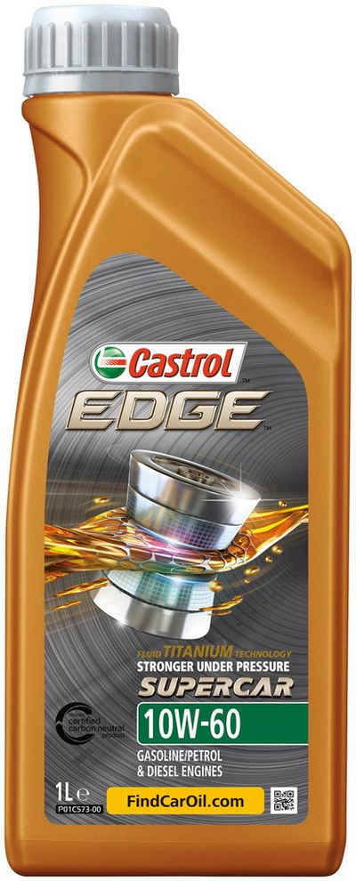 Castrol Motoröl EDGE SUPERCAR 10W-60, 1 Liter, für PKW