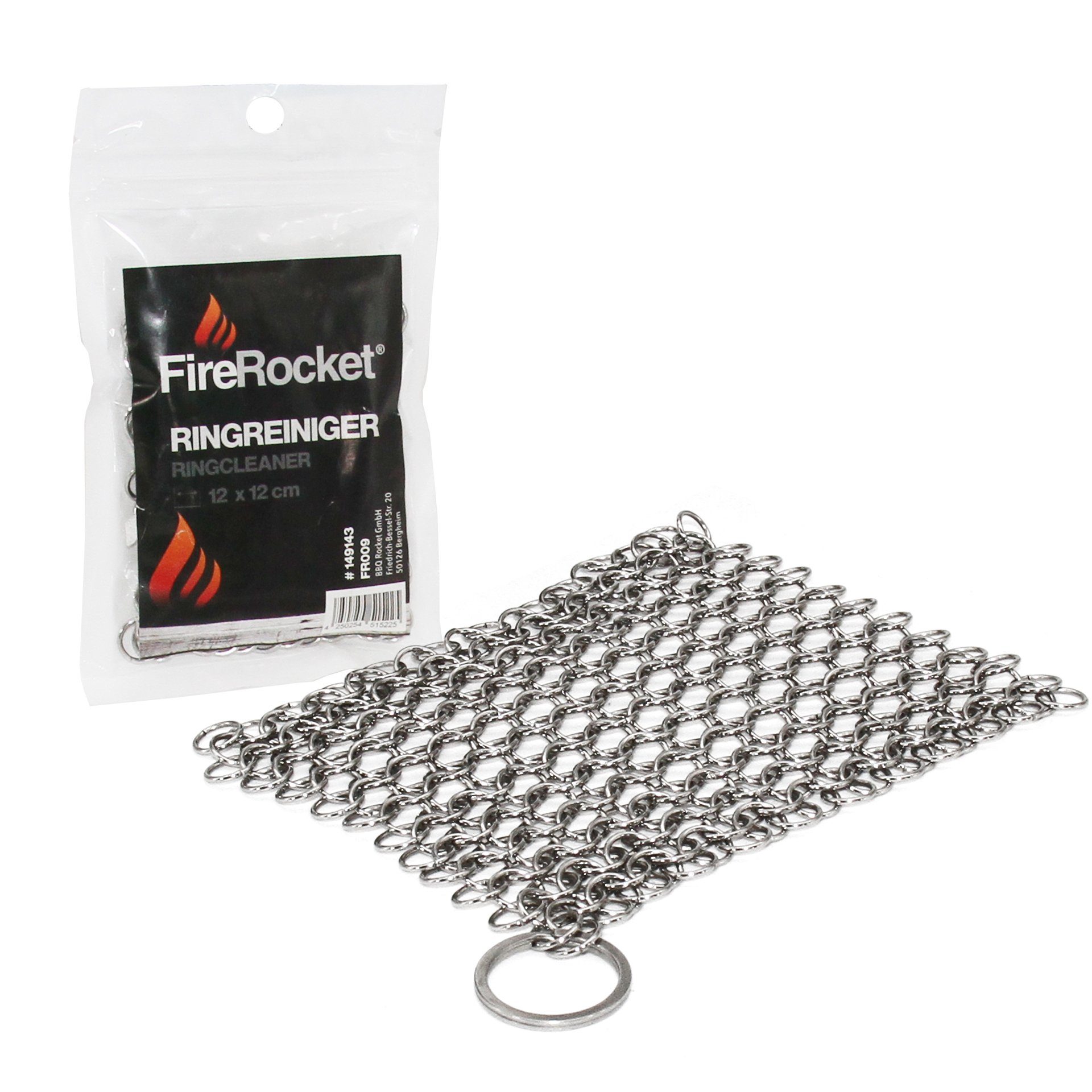 FireRocket Grilltopf 12,5 x Oven Zubehör) Ringreiniger 12,5cm (Dutch Edelstahl