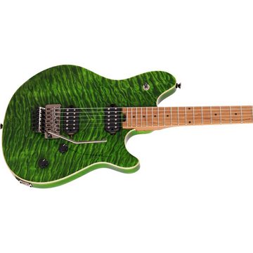 EVH E-Gitarre, Wolfgang WG Standard Quilt Maple Transparent Green - E-Gitarre