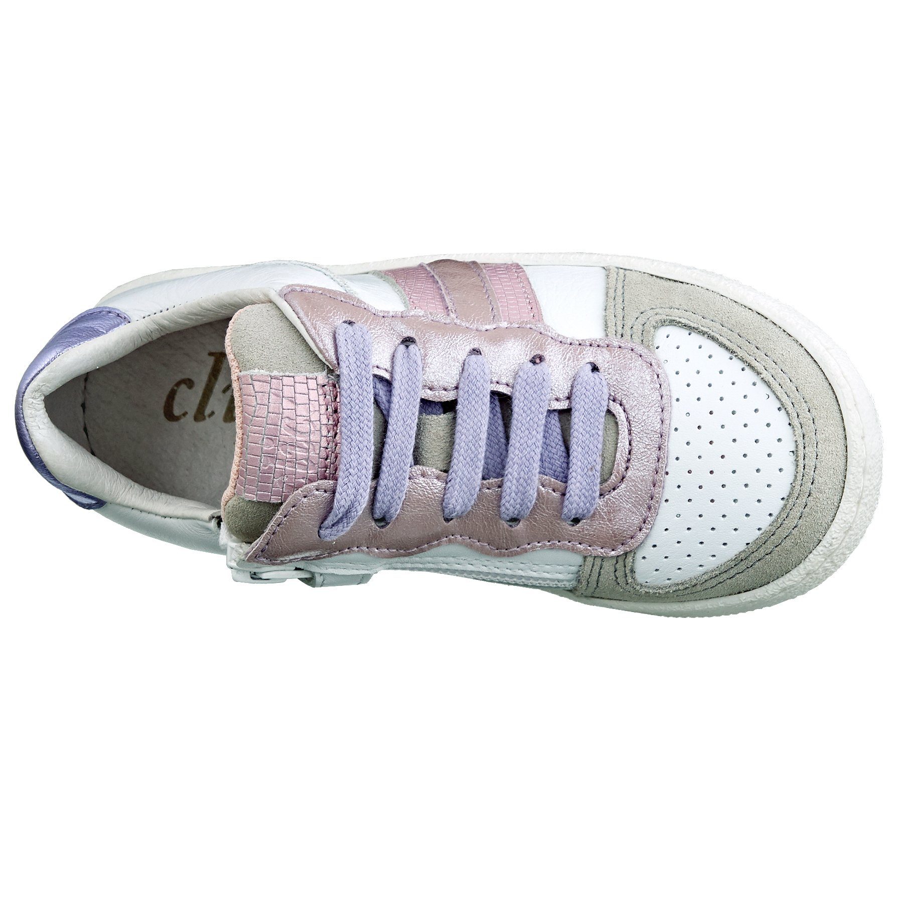 Clic Clic Sneakers High top Mädchen Leder weiß 20100 Sneaker