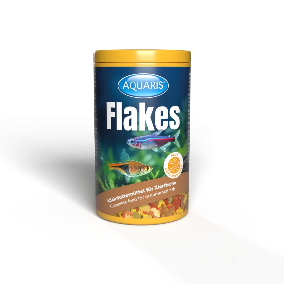 Bellfor Aquarium Fischfutter - AQUARIS Flakes - 150g / 1 L, für: Fische