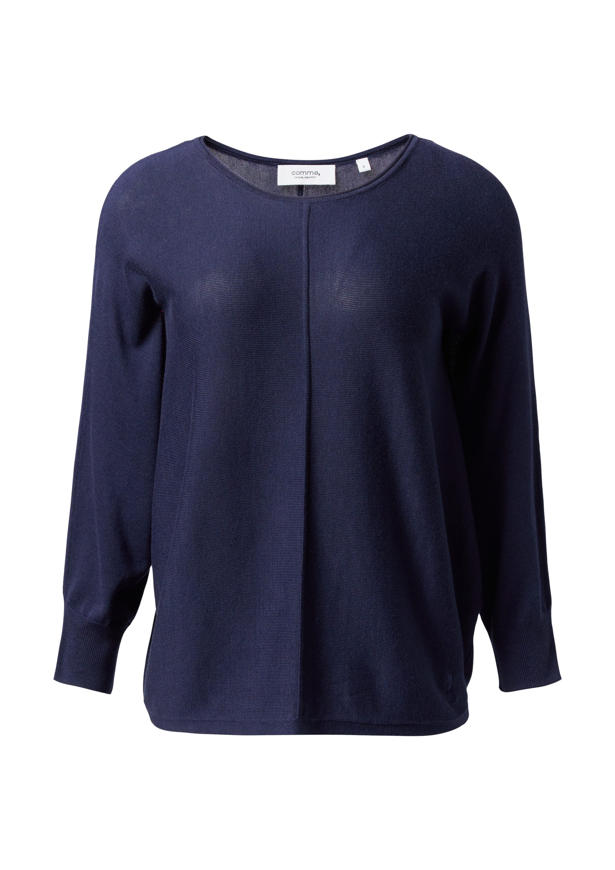 comma 3/4 Arm-Pullover Strickpullover (1-tlg) günstig online kaufen