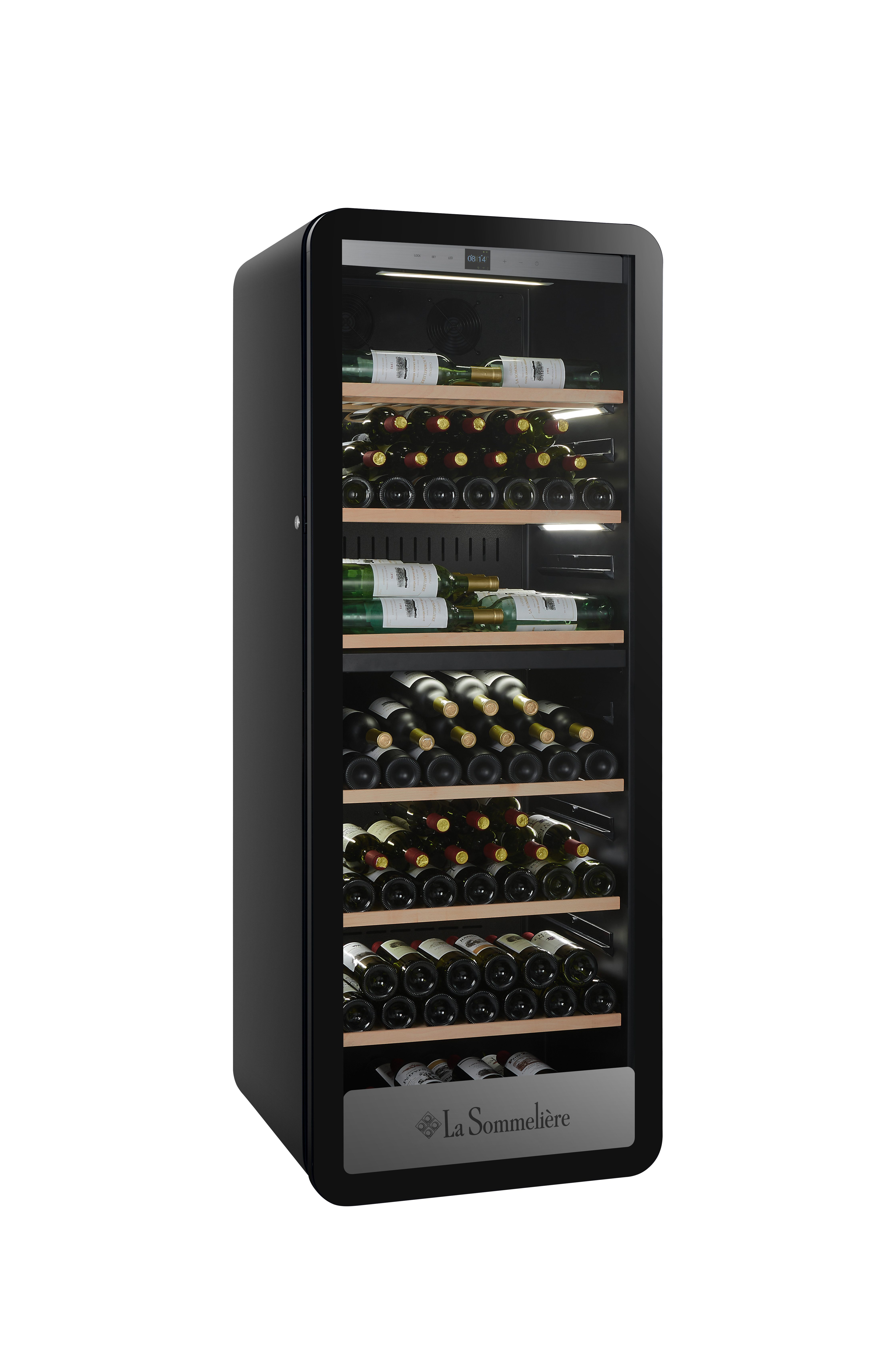 La Sommelière Weinkühlschrank APOGEE250DZN, für 247 Standardflaschen á 0,75l,2 Zonen, Aktivkohlefilter, LED-Beleuchtung, SMART