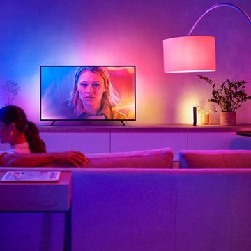 Philips Hue LED Stripe White & Color Ambiance Lightstrip Play Gradient TV 55 in Schwarz 20W, 1-flammig, LED Streifen