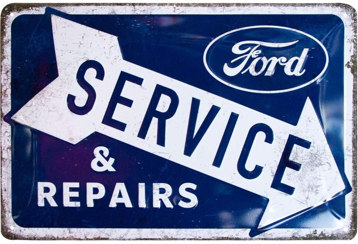 Metallschild Blechschild 20 x 30cm - Ford - Ford - Service & Repairs