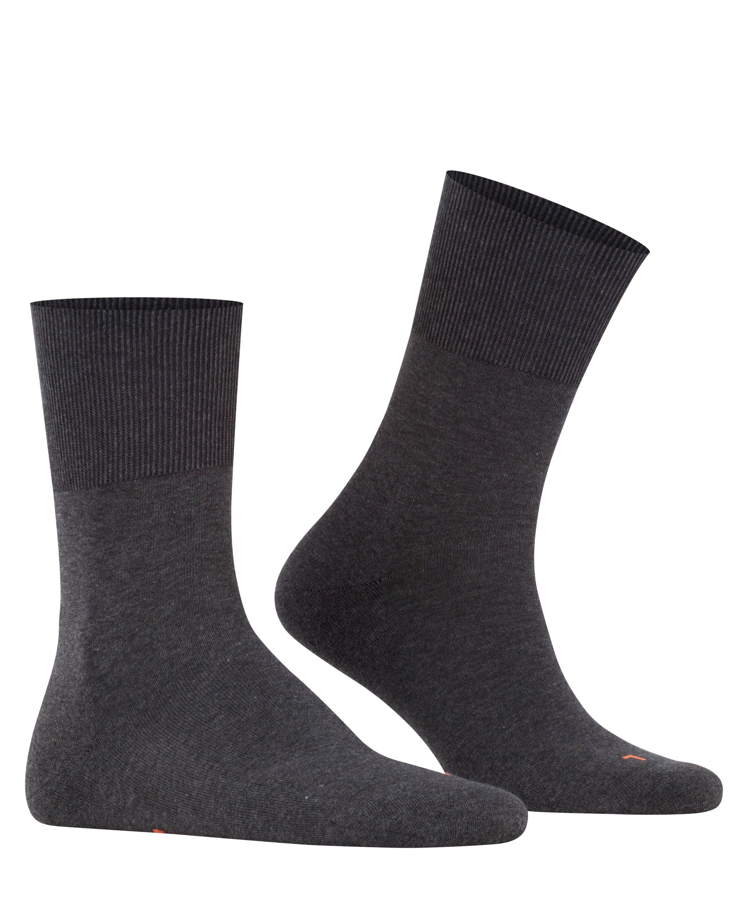 (1-Paar) grey dark FALKE (3970) Run Socken