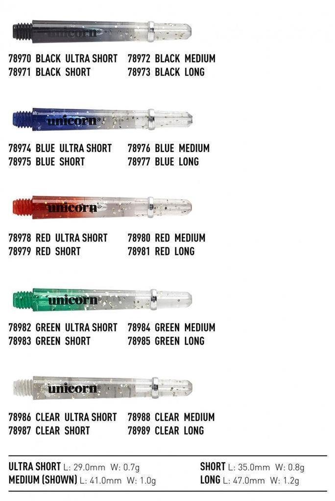 Dartpfeil Gripper 4 Elements Two Tone Shaft L / Transparent