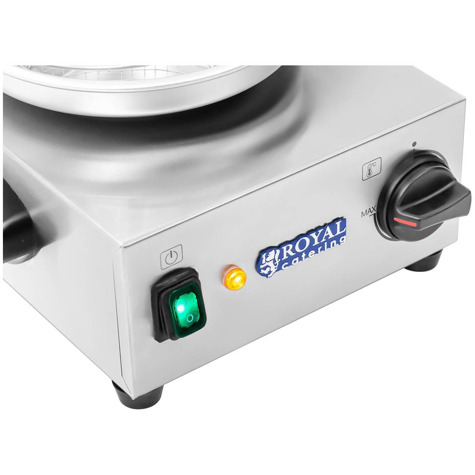 Royal Catering Hotdog-Maker Wurstkocher Bockwurstwärmer 40 Würstchen, 800 W