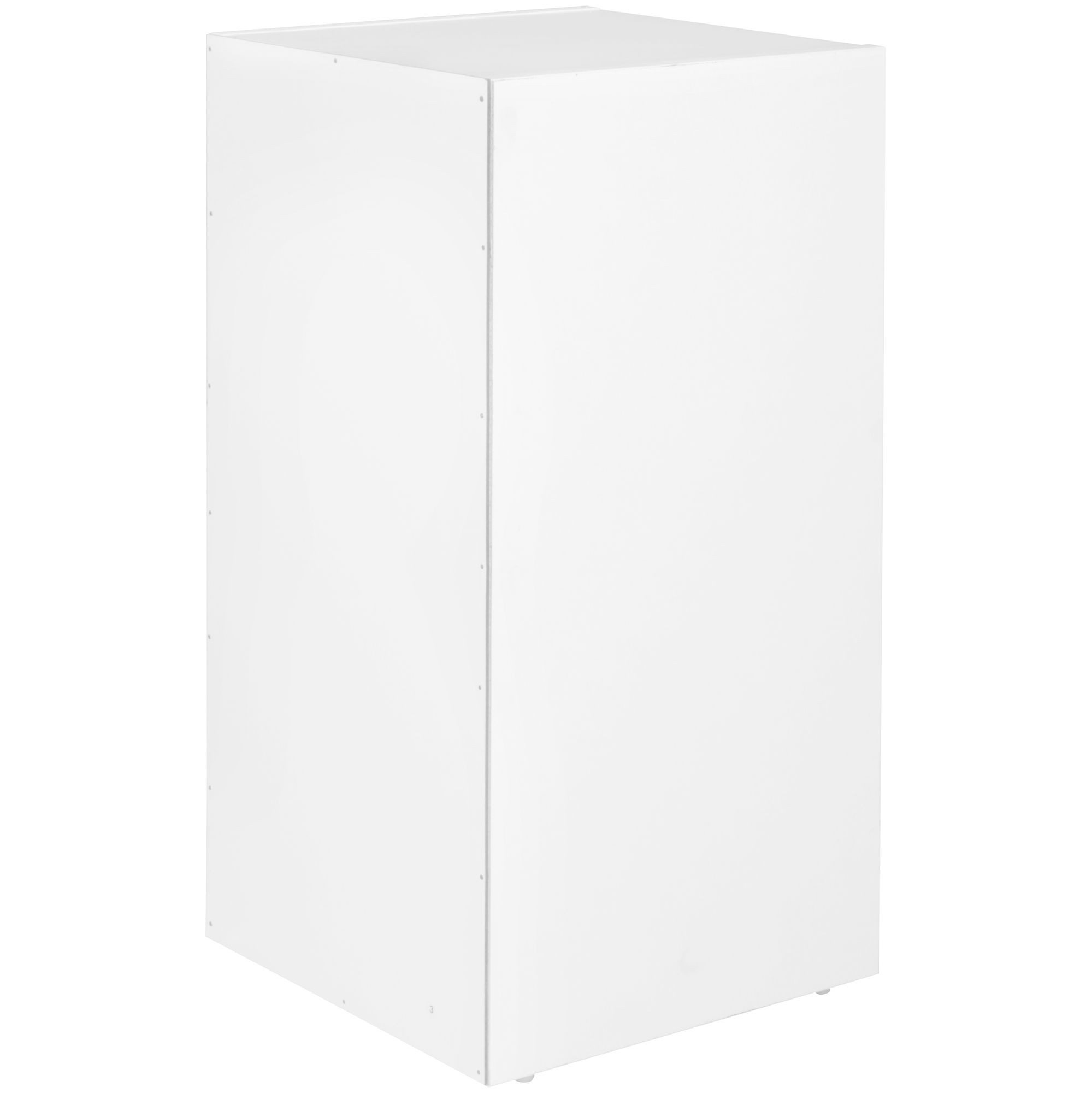FineBuy Standregal Holz 30x60x30 cm Modern Regal Klein, Wandregal Ablageregal Schmal, Kleines Bücherregal 2 Ablagefächer, Schmales Design Holzregal Nischenregal – Bild 4 von 5