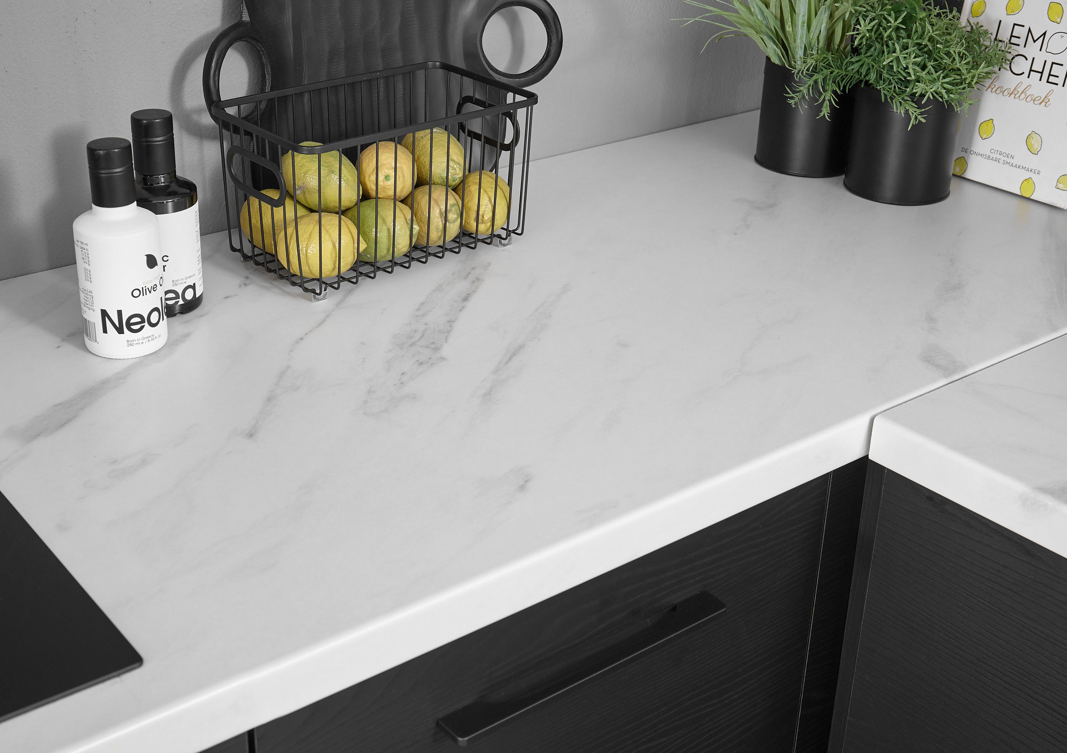BASIC by Balculina Winkelküche Yorki, Stellmaße B/T 320x175/60 cm, wahlweise mit E-Geräten