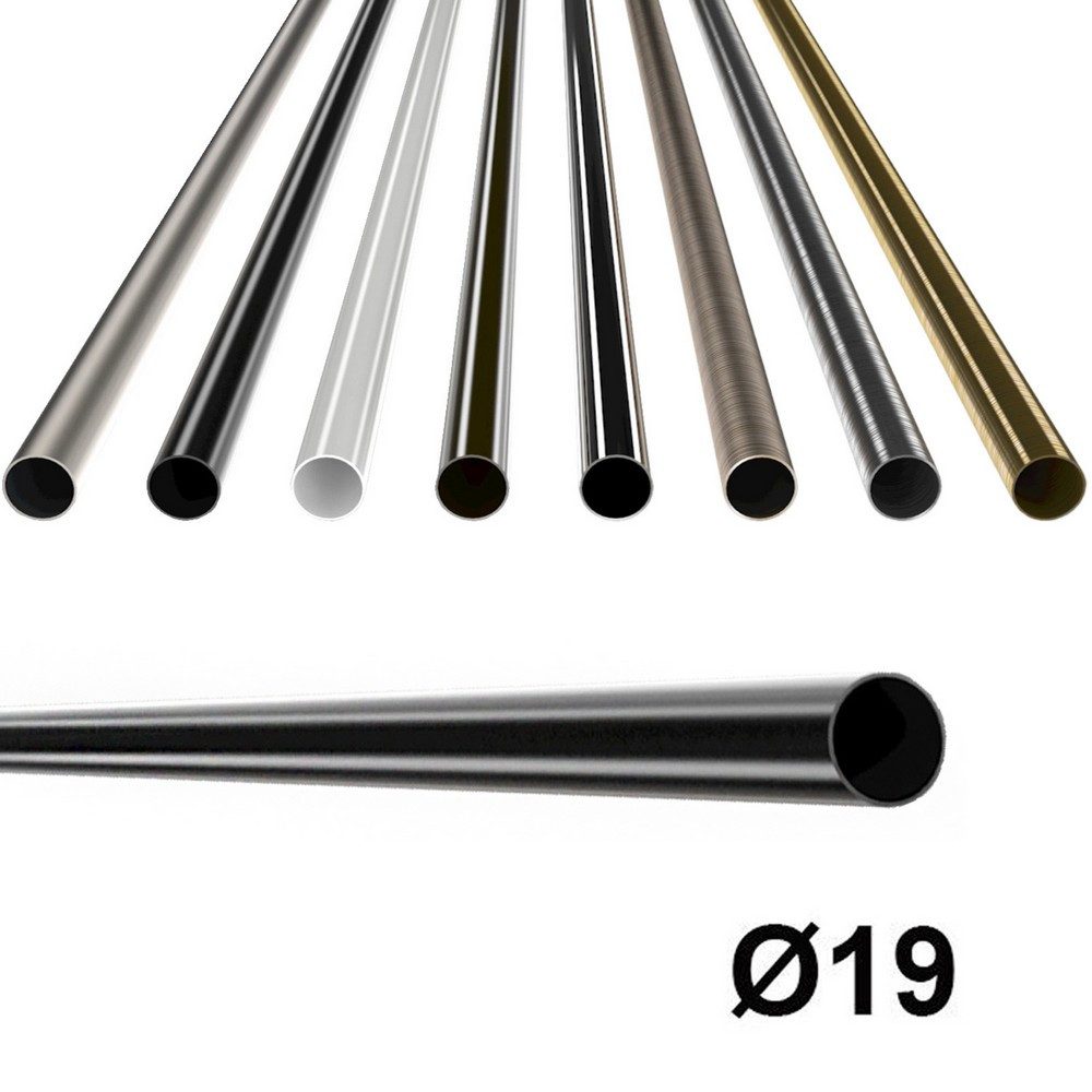 MDEKOR Gardinenstange Gardinenrohr aus Metall – Stahlrohr für Stangen Ø 16, günstig online kaufen